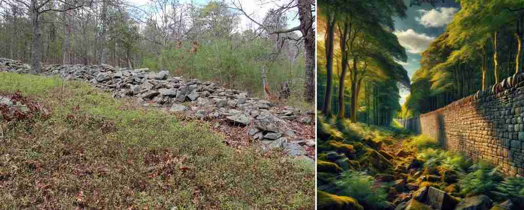 Fort Mountain stone wall