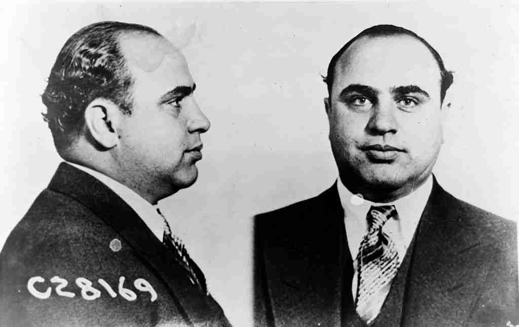 One of Al Capone's mug shots