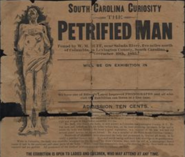 The Curious Tale of the Saluda River Petrified Man