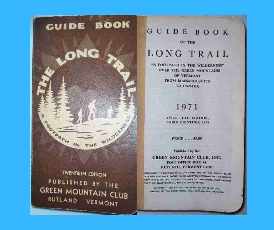 Long Trail Guidebook 1971