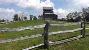 post and rail fence