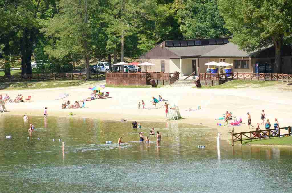 Beach at Hungry Mother State Park