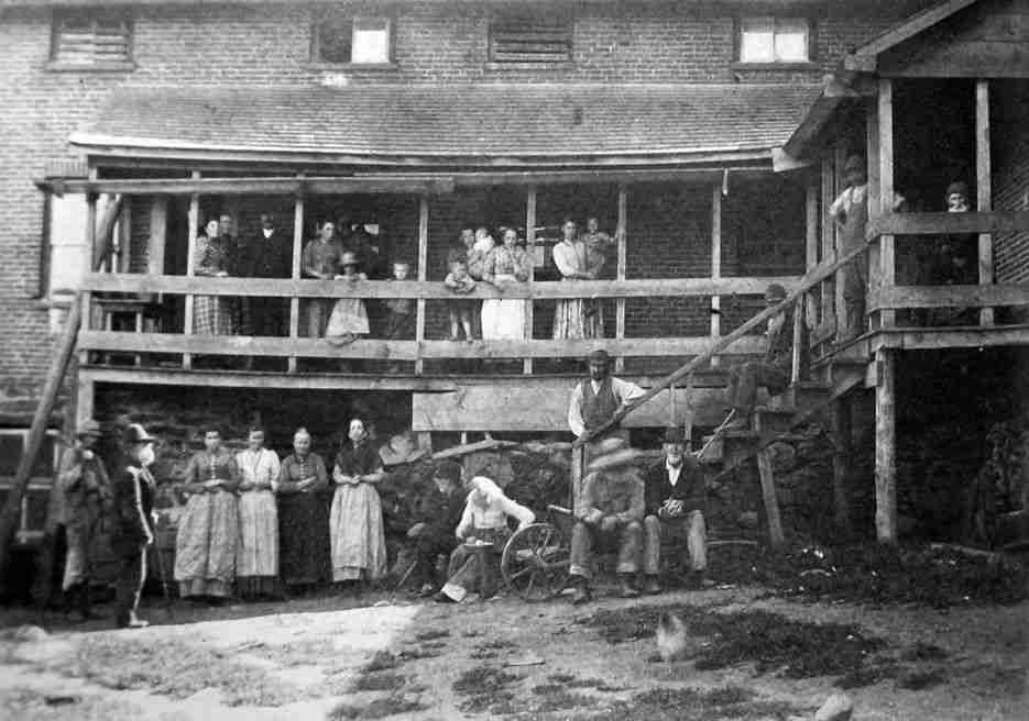 Appalachian poorhouse farm residents