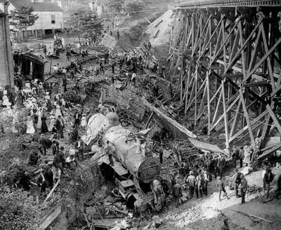 Old 97 wreck at Stillhouse Trestle