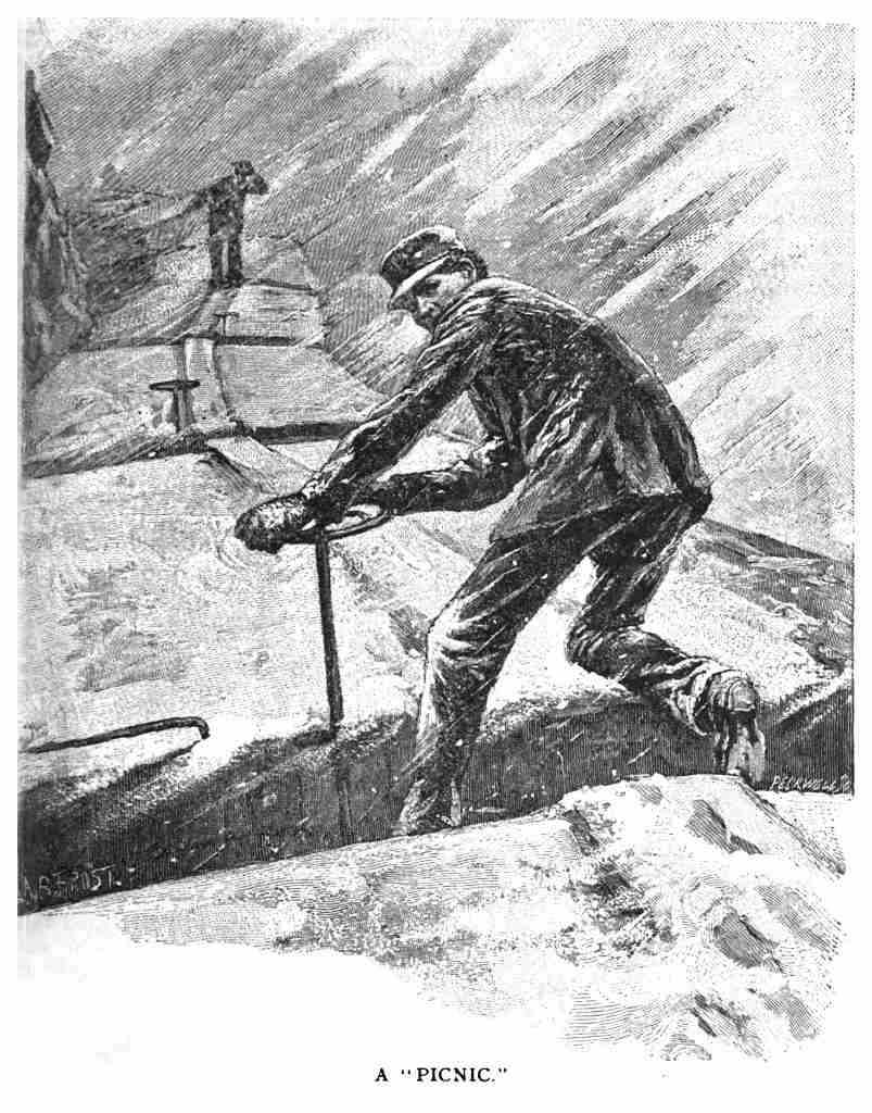 Peckwell engraving 1890 brakeman